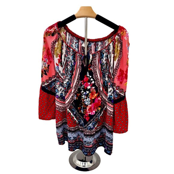 Bila Tops - Bila Boho Top Multicolor Floral